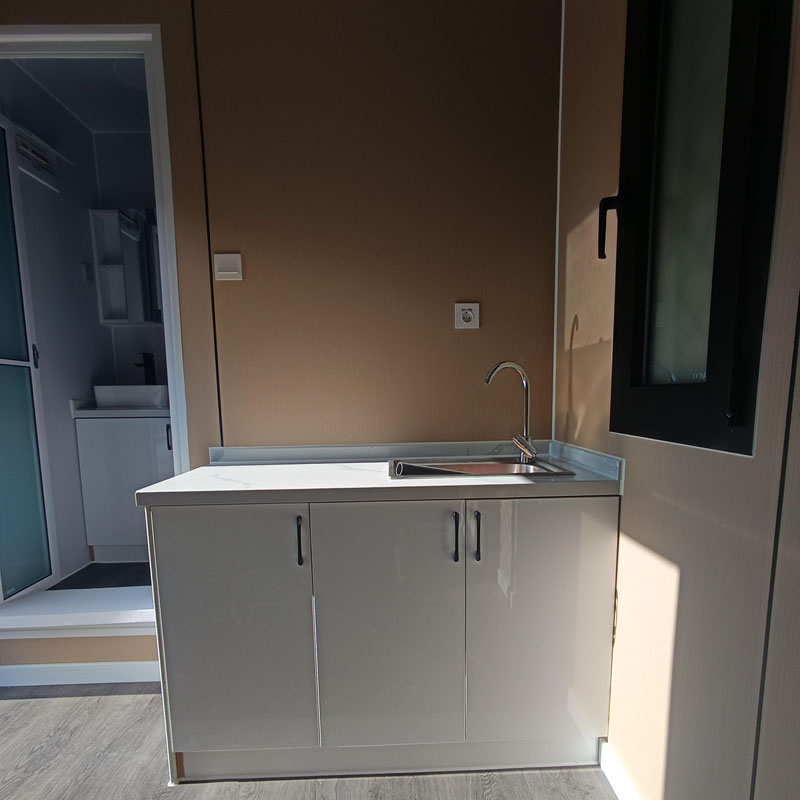 Κοντέινερ Οικίσκος με WC, Shower & Κουζινάκι (12m x 2.5)