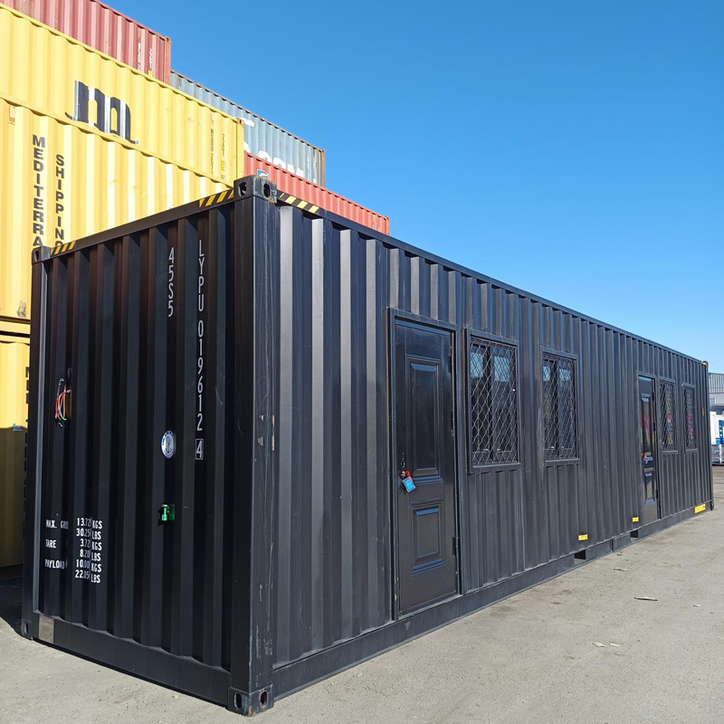 Κοντέινερ Οικίσκος με WC, Shower & Κουζινάκι (12m x 2.5)