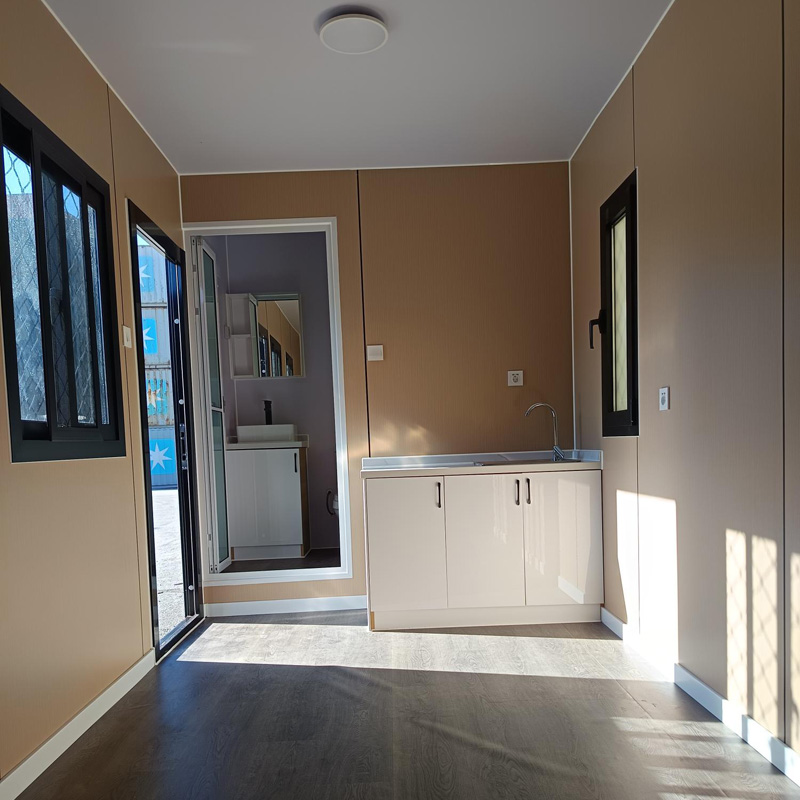 Κοντέινερ Οικίσκος με WC, Shower & Κουζινάκι (12m x 2.5)